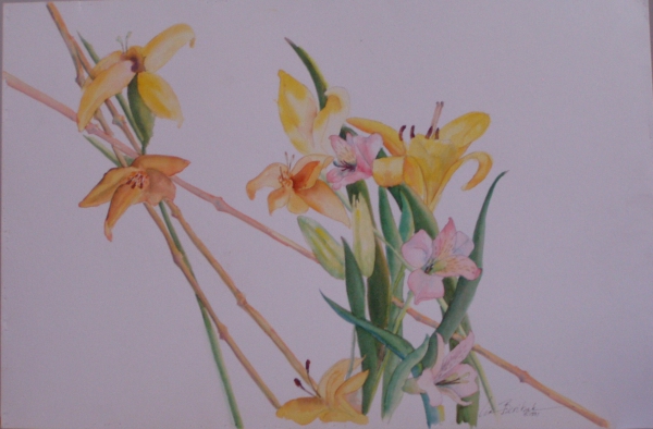 Click here to view Oriental Lilies by Lin Beribak