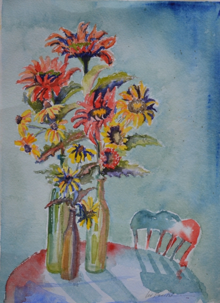 Click here to view Sunned Flowers (study) by Lin Beribak