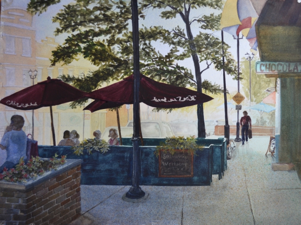 Click here to view Shanahan's on Madison, II by Lin Beribak