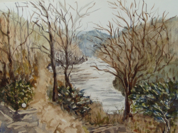 Click here to view Big South Fork (plein air) by Lin Beribak