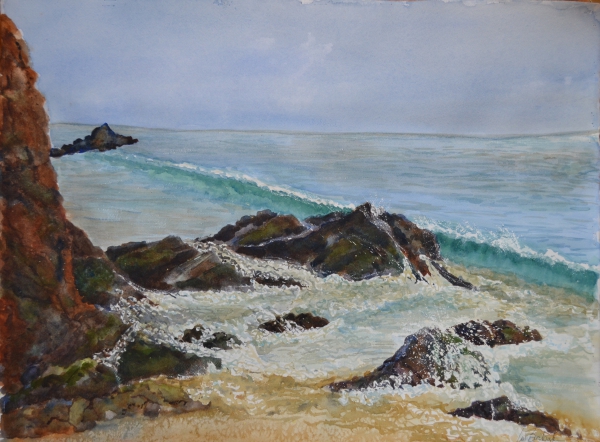 Click here to view Waves at Point Dume, Malibu by Lin Beribak