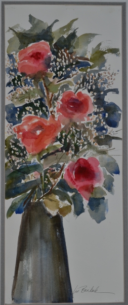 Click here to view Black Vase and Roses by Lin Beribak