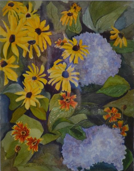 Click here to view In My Garden, 1 by Lin Beribak