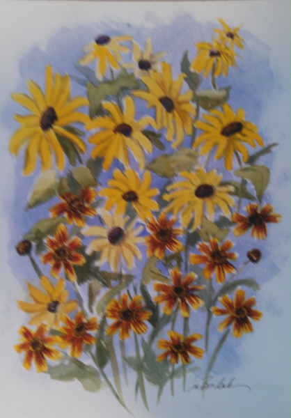 Click here to view In My Garden, 3 by Lin Beribak