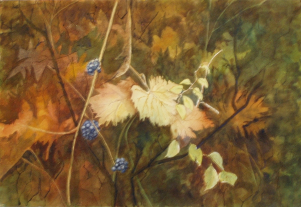Click here to view Wild Grapes at Como by Lin Beribak